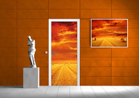 Flowers Flower Floral Door Mural Photo Wallpaper 414VET