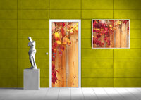 Forest Wood Landscape Trees Door Mural Photo Wallpaper 189VET