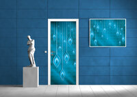 Abstract Art Door Mural Photo Wallpaper 1432VET