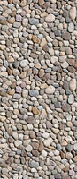 Pebbles Rural Landscape Door Mural Photo Wallpaper 514VET