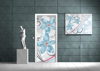 Flowers Flower Floral Door Mural Photo Wallpaper 1209VET