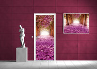 Pink Avenue Door Mural Photo Wallpaper 2378VET
