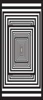 White and Black 3D Tunnel Door Mural Photo Wallpaper 2262VET
