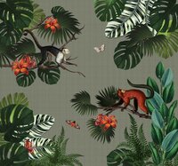 BN Design Studio &amp; Mijke Konijn Monkey Forest 200379 (FREE Glue Included!)