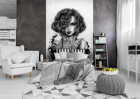 Portrait of a Woman Photo Wall Mural 20841VEA