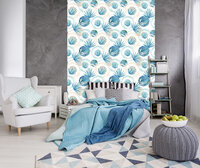 Blue Leaves Photo Wall Mural 10746VEA