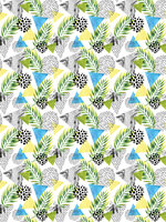 Triangles and Leaves Photo Wall Mural 10751VEA