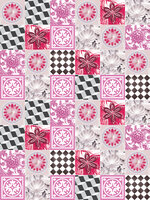 Pink Tiles Mosaic Photo Wall Mural 10709VEA