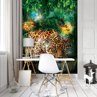 Jaguar in the Jungle Photo Wall Mural 10212VEA