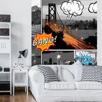 Comics Cities Photo Wall Mural 10676VEA
