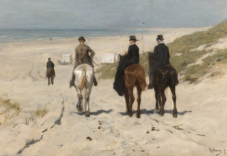 Rijksmuseum Morning ride along the beach Anton Mauve RM15 (FREE Glue Included!)