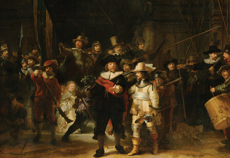 Rijksmuseum The Night Watch Rembrandt van Rijn RM45  (FREE Glue Included!)