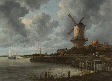 Rijksmuseum Windmill Jacob Isaacksz. Van Ruisdael RM50 (FREE Glue Included!)