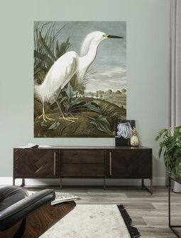 KEK Wallpaper Panel Snowy Heron PA-009 (Free Glue Included!)