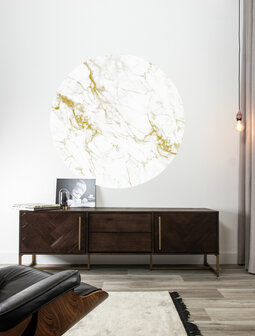 KEK Wallpaper Circle Small Marble gold SC-047 (Free Glue Included!)