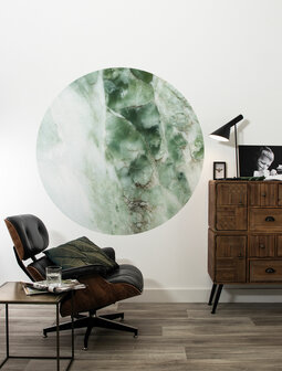 KEK Wallpaper Circle Small Marble green SC-049 (Free Glue Included!)