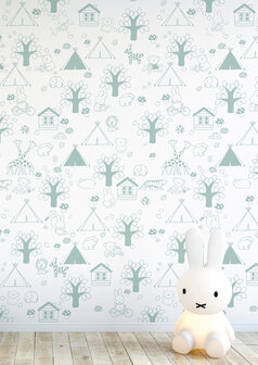 KEK Miffy Outdoor Fun green WP-534 (Free Glue Included!)
