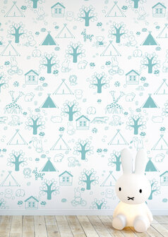KEK Miffy Outdoor Fun mint WP-535 (Free Glue Included!)