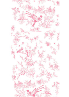 KEK Amsterdam Birds &amp; Blossom pink WP.376