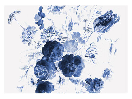 KEK Amsterdam Royal Blue Flowers I WP.223