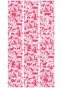 KEK Amsterdam animal alphabet fuchsia WP.051