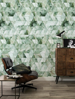 KEK Marble Mosaic green WP-577 (Free Glue Included!)