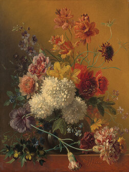 Rijksmuseum Flowers Georgius Jacobus Johannes van Os RM11 (FREE Glue Included!)