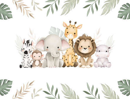 Baby Jungle Safari Animals CW008