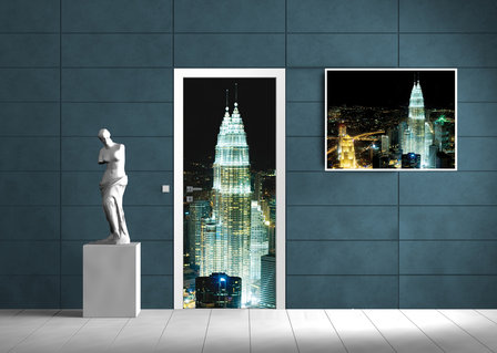 City Urban Door Mural Photo Wallpaper 276VET