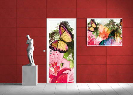 Abstract Door Mural Photo Wallpaper 405VET