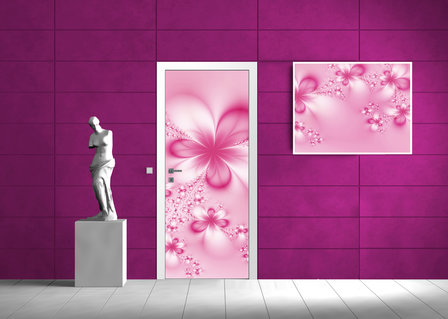 Flowers Flower Floral Door Mural Photo Wallpaper 412VET