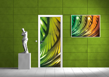 Abstract Door Mural Photo Wallpaper 499VET