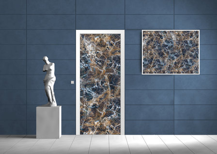 Marble Abstract Door Mural Photo Wallpaper 517VET