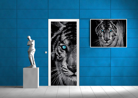 Majestic Tiger Door Mural Photo Wallpaper 153VET