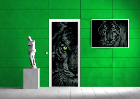 Tiger Jungle Animal Landscape Door Mural Photo Wallpaper 153GVET