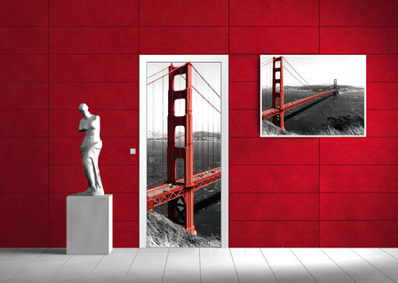 Bridge Door Mural Photo Wallpaper 154VET