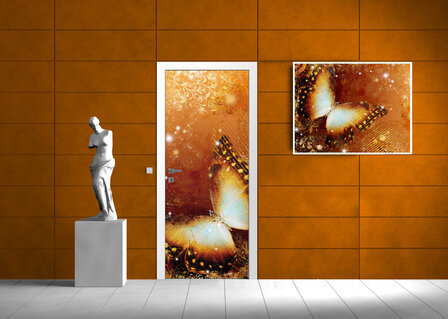 Butterfly Door Mural Photo Wallpaper 173VET