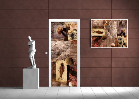 Fossils Door Mural Photo Wallpaper 053VET