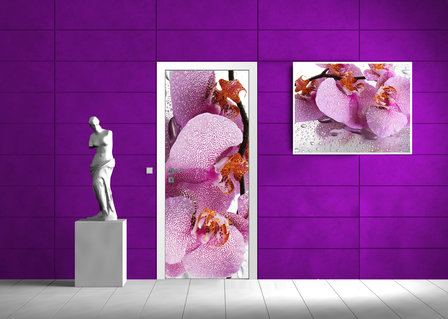 Flowers Flower Floral Landscape Door Mural Photo Wallpaper 184VET