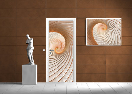 Abstract Door Mural Photo Wallpaper 308VET