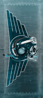 Skull Tattoo Alchemia Door Mural Photo Wallpaper 1348VET