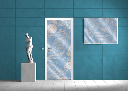 Abstract Art Door Mural Photo Wallpaper 1423VET