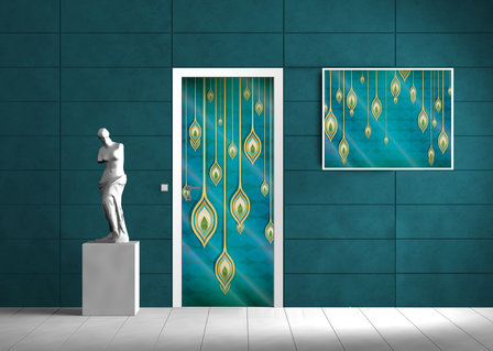 Abstract Art Door Mural Photo Wallpaper 1431VET
