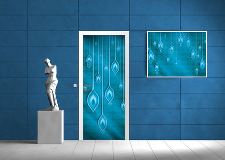 Abstract Art Door Mural Photo Wallpaper 1432VET