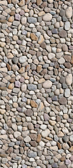 Pebbles Rural Landscape Door Mural Photo Wallpaper 514VET