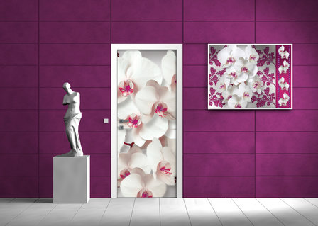 Flowers Flower Floral Door Mural Photo Wallpaper 1290VET