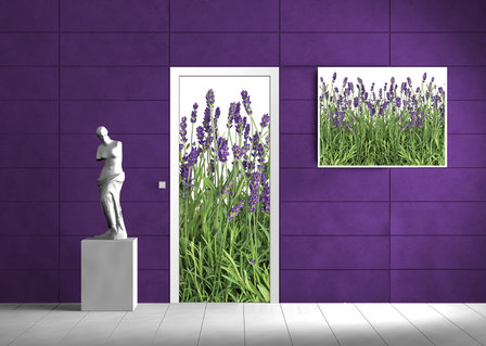 Lavender Door Mural Photo Wallpaper 2174VET