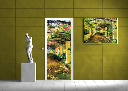 Garden Door Mural Photo Wallpaper 2296VET