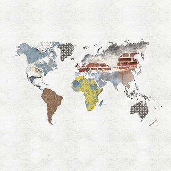 BN Wallcoverings No Limits 30579 Worldmap