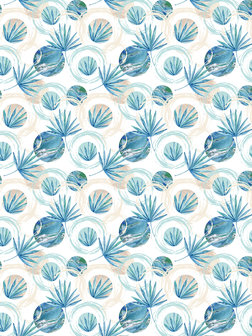 Blue Leaves Photo Wall Mural 10746VEA